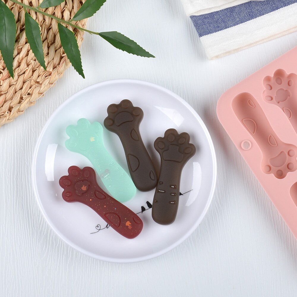 Molde Silicona 7 Gatitos Hielo Chocolate Velas Estoykuku