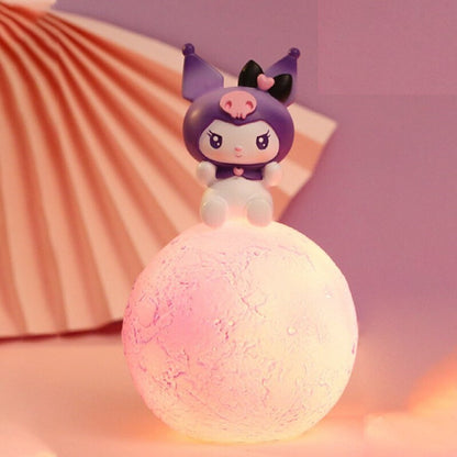 Mini lámpara Kuromi Kawaii anime My Melody